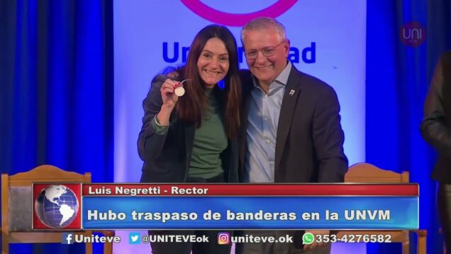 C20 Noticias | Hubo traspaso de banderas en la UNVM – Elizabeth Theiler