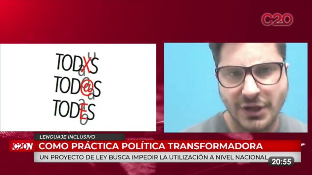 C20 Noticias | Lenguaje Inclusivo – Catriel Legrini