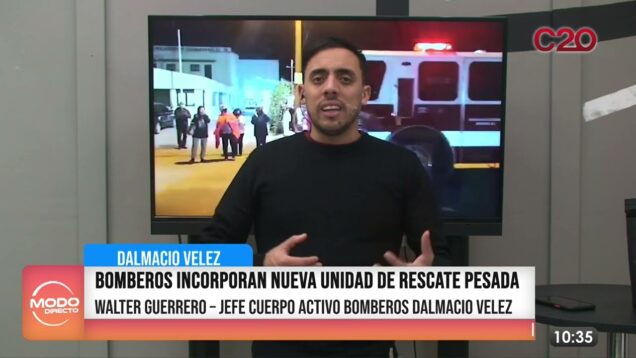 Modo Directo | Dalmacio Vélez | Unidad de Bomberos – Walter Guerrero
