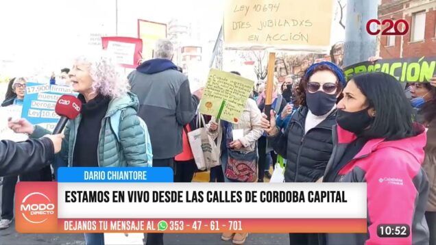 Modo Directo | Móvil en vivo Córdoba Capital – Darío Chiantore