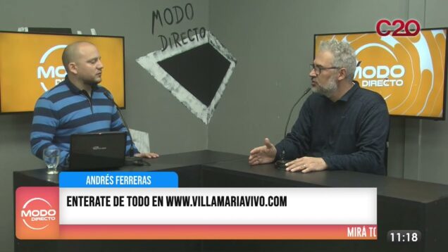 Modo Directo | Villa María Vivo – Andrés Carreras