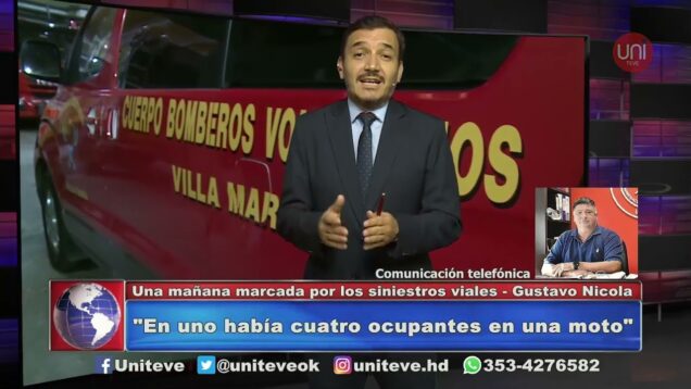 UNITEVE | Jueves accidentado | Nueves siniestros en dos horas – Gustavo Nicola