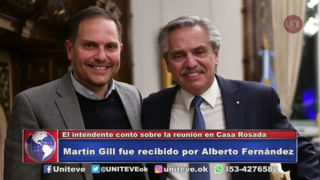 UNITEVE | Martín Gill se reunió con Alberto Fernández