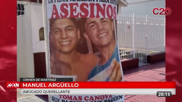 C20 Noticias | Crimen de Martínez – Manuel Arguello
