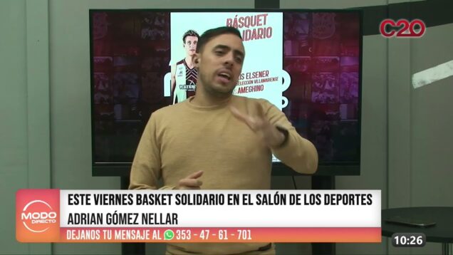 Modo Directo | Basket Solidario – Adrián Gómez Nellar