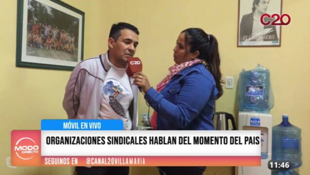 Modo Directo | Móvil en Vivo – Organizaciones Sindicales