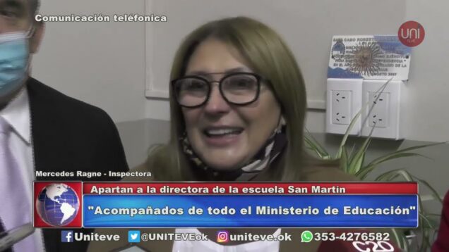 UNITEVE | Apartan a la directora de la escuela San Martín