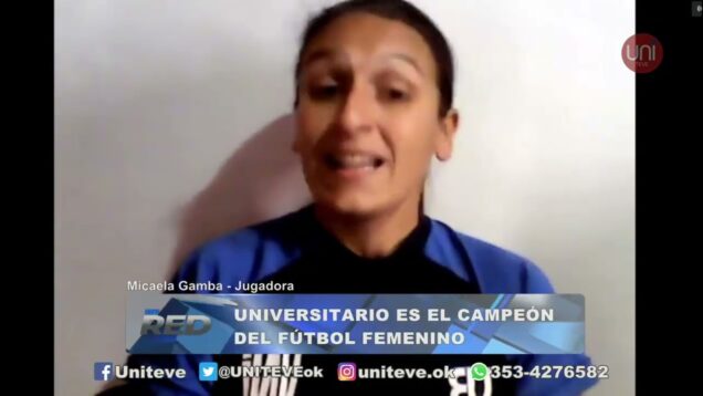 UNITEVE | Universitario campeón del fútbol femenino – Micaela Gamba