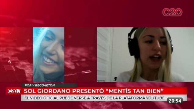 C20 Noticias | Pop y Reggaeton – Sol Giordano