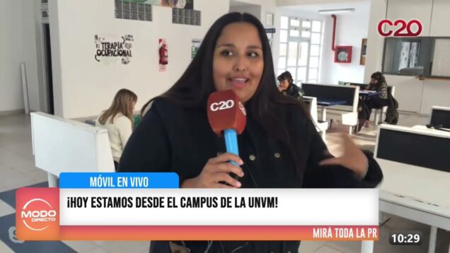 Modo Directo | Móvil en Vivo | Campus de la UNVM
