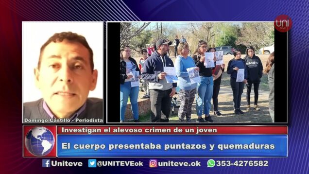 UNITEVE | Investigan el crimen de Santiago en Villa Dolores