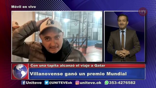 UNITEVE | Villanovense ganó un premio para viajar a Qatar