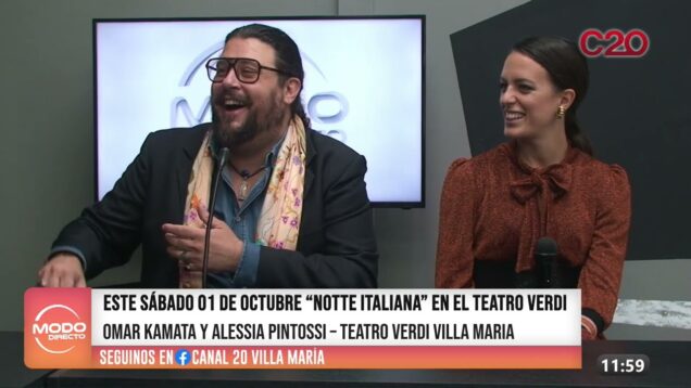 Modo Directo | Note Italiana en el Teatro Verdi – Omar Kamata y Alessia Pintossi