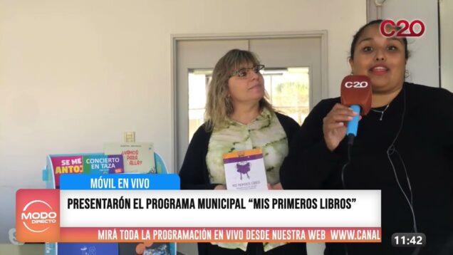 Modo Directo | Presentaron el programa municipal “mis primeros libros”