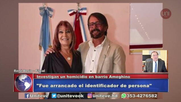 UNITEVE | Investigan un homicidio en barrio Ameghino