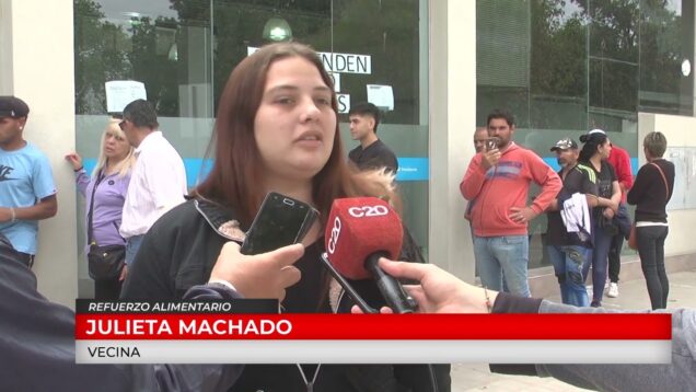 C20 Noticias | Refuerzo Alimentario – Julieta Machado