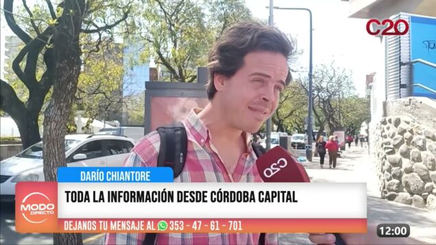 Modo Directo | Córdoba Capital – Darío Chiantore