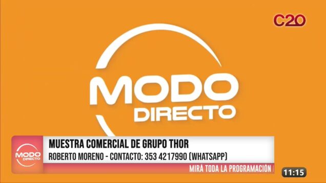 Modo Directo | Grupo Thor – Roberto Moreno
