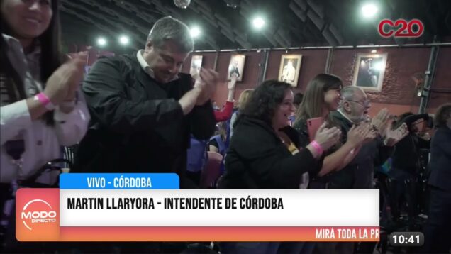 Modo Directo | Vivo Córdoba Capital – Martín Llaryora
