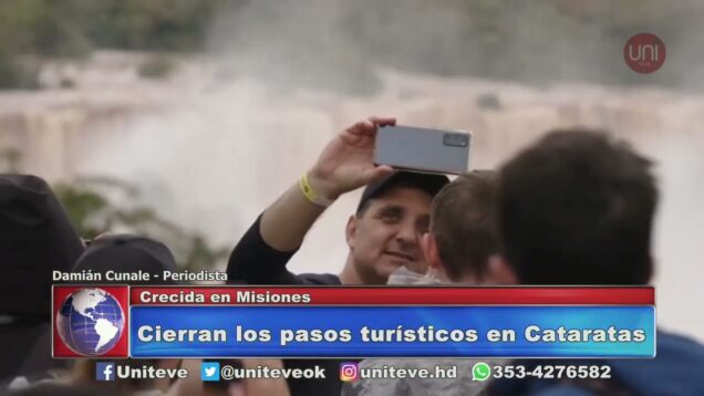 UNITEVE | Reabren las Cataratas del Iguazú, pero seguirá cerrada la Garganta del Diablo