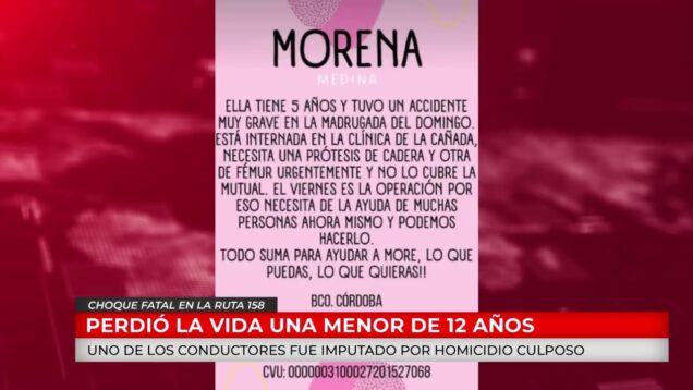 C20 Noticias | Choque Fatal En La Ruta 158 – René Bosio