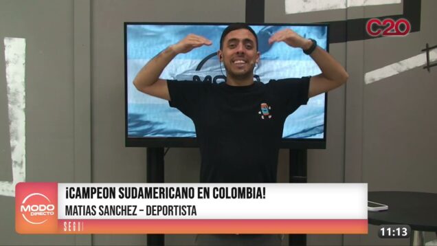 Modo Directo | Campeón Sudameriano en Colombia – Matías Sánchez