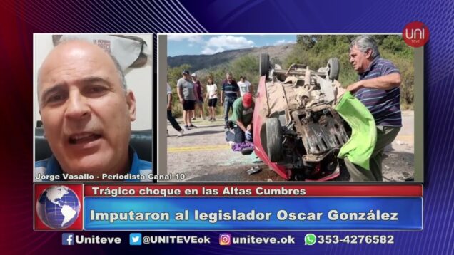 UNITEVE | Imputaron al legislador Oscar González