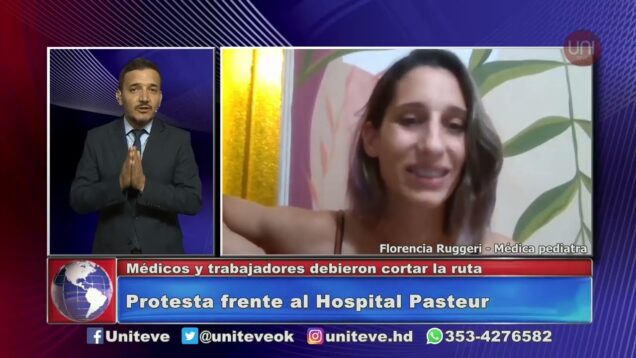 UNITEVE | Protesta frente al Hospital Pasteur