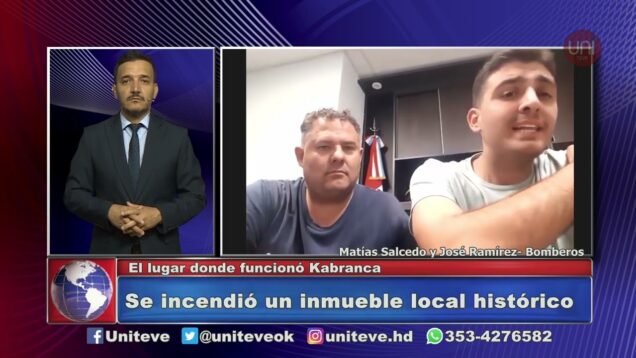 UNITEVE | Se incendió un inmueble histórico