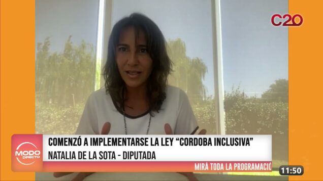 Modo Directo | Ley “Córdoba Inclusiva” – Natalia De La Zota