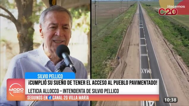 Modo Directo | Silvio Pellico | Acceso Pavimentado