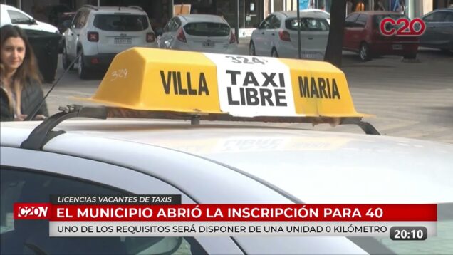 C20 Noticias | Licencia Vacantes de Táxis – Eduardo Rodriguez