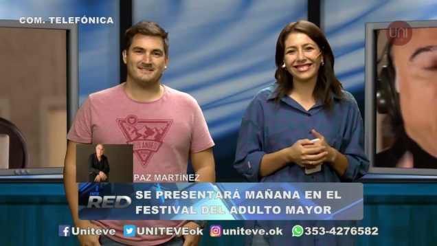 UNITEVE | Paz Martinez en el Festival del Adulto Mayor
