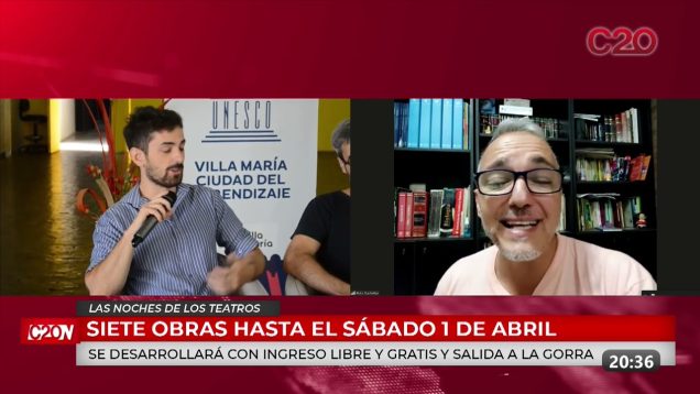 C20 Noticias | Las noches de los teatros – Rafael Sachetto