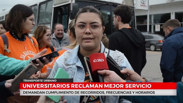 C20 Noticias | Transporte Urbano – Candela Bastonero