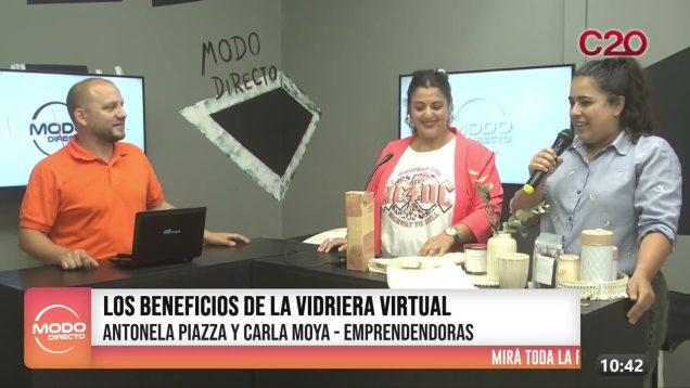 Modo Directo | Emprendedoras – Antonela Piazza y Carlos Moya