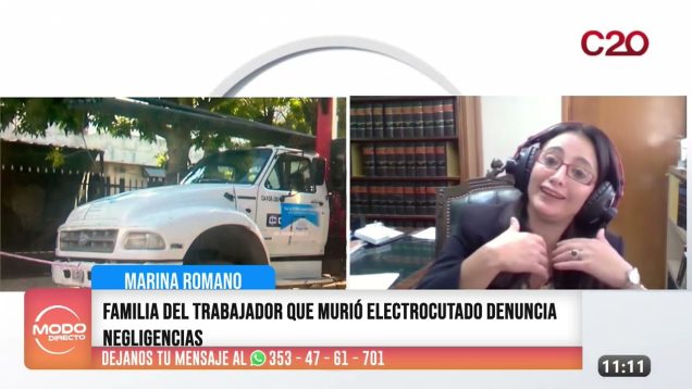 Modo Directo | Trabajador Electrocutado – Marina Romano
