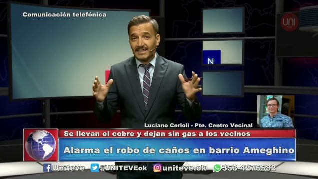 UNITEVE | Alarma por el robo de caños en barrio Ameghino