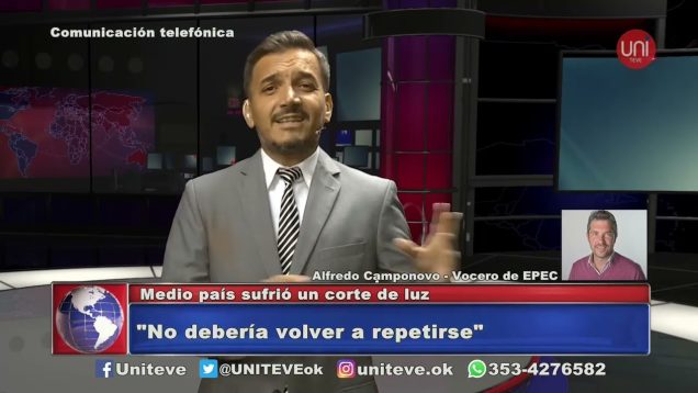 UNITEVE | Corte de luz masivo en varias provincias del país