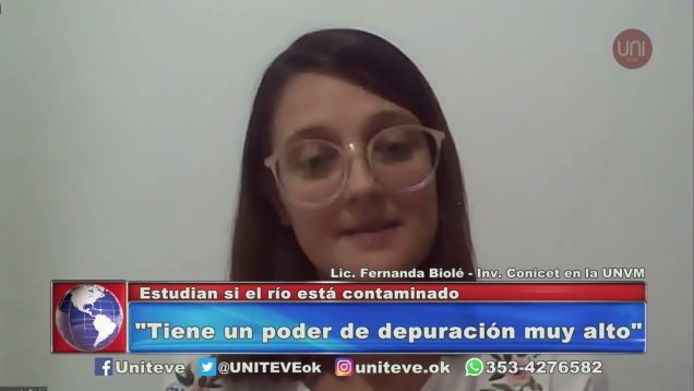 UNITEVE | Estudian si el río está contaminado