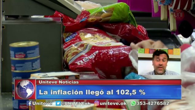 UNITEVE | La inflación interanual superó el 100%