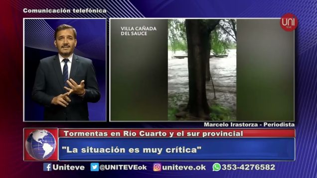 UNITEVE | Tormentas en Río Cuarto y el sur provincial