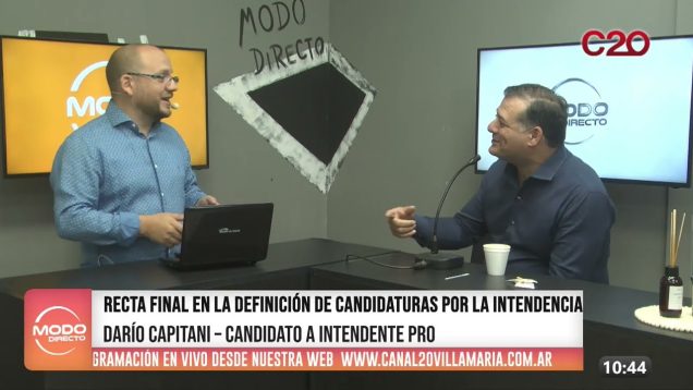 Modo Directo | Candidato a Intendente – Darío Capitani