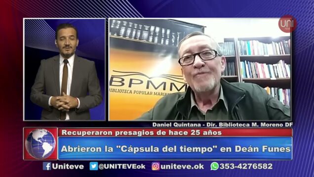 UNITEVE | Abrieron la “cápsula del tiempo” en Deán Funes