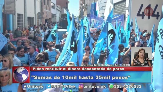 UNITEVE | Sigue la discusión salarial de docentes ante Provincia – Zulema Miretti