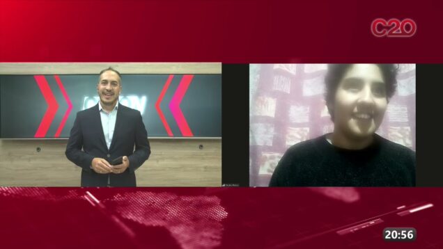 C20 Noticias | Discapacidad Visual –  Cecilia Flores