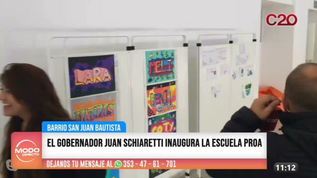 Modo Directo | B° San Juan Bautista | Inauguración Escuela Proa