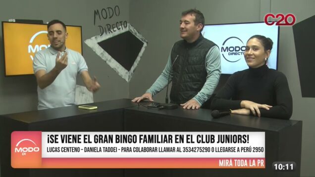 Modo Directo | Bingo en B° Las Playas – Lucas Centeno y Daniela Taddei