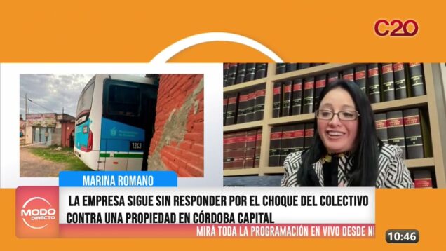 Modo Directo | Choque del Colectivo – Marina Romano