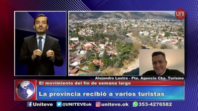 UNITEVE | Fin de semana largo | La ocupación en Córdoba superó el 70%